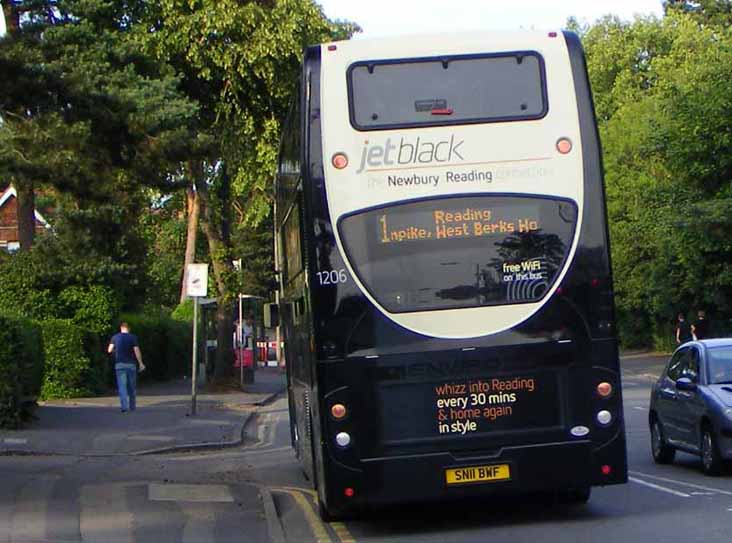 Reading Buses Jet Black Enviro400 1202